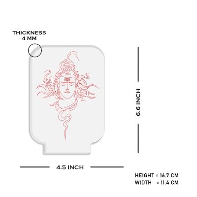 Lord Shiva Design Night Lamp